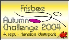 Frisbee Autumn Challenge - 2004